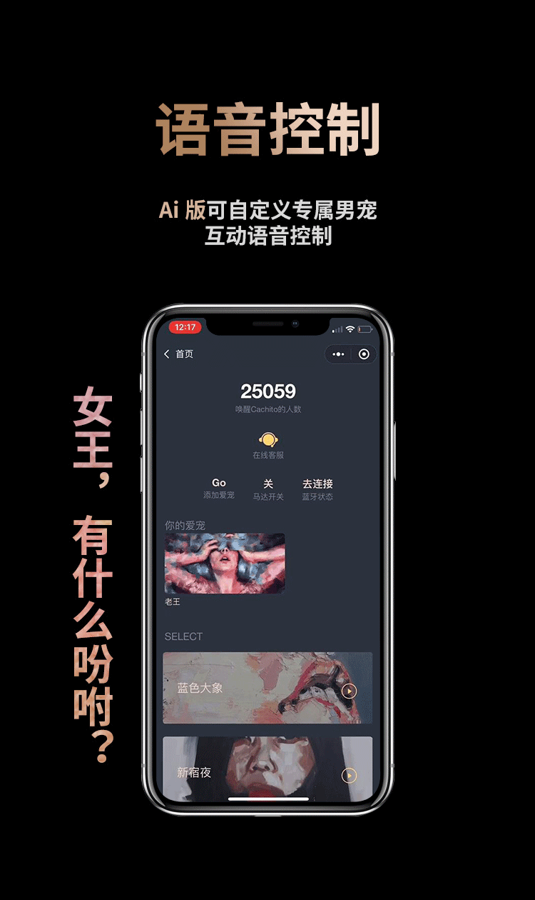 CACHITO "Out of Control" Suck & Thrust 2 in 1 G-Spot AI Vibrator - Jiumii Adult Store