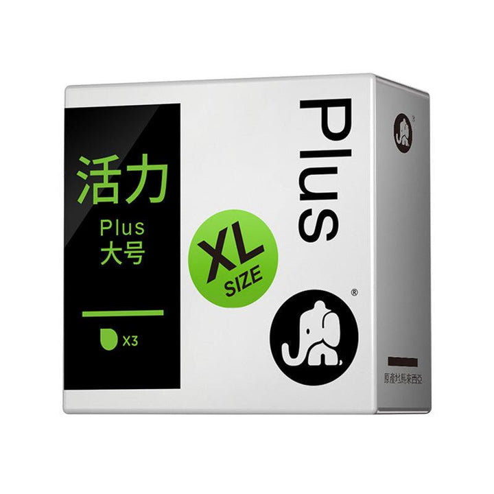 Elephant condom XL Plus Large Size 3pcs - Jiumii Adult Store
