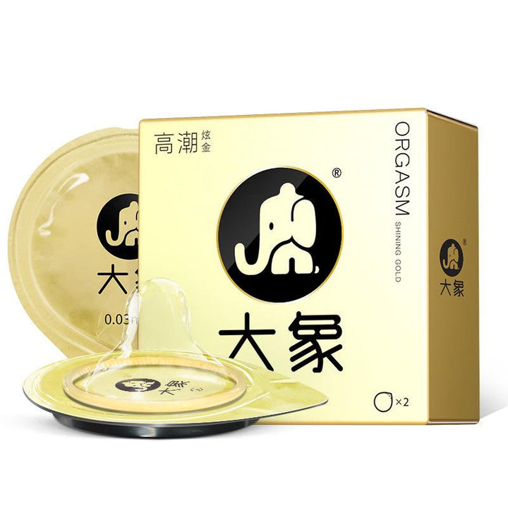 ELEPHANT Golden Orgasm With Hyaluronic Acid Lubrication and Orgasm Liquid 2 Pcs - Jiumii Adult Store