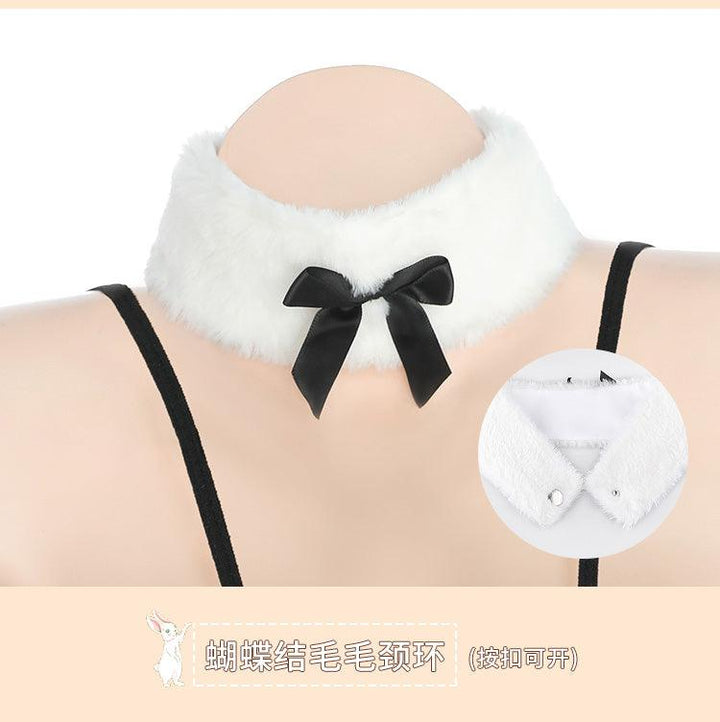 Fee et moi Cute Bunny Costume Crotchless Bodysuit - Jiumii Adult Store