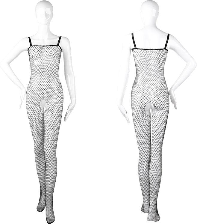 Fee et moi Fishnet Crotchless Bodystocking - Jiumii Adult Store