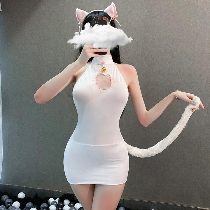 Fee et moi Naughty Cat Costumes Set - Jiumii Adult Store