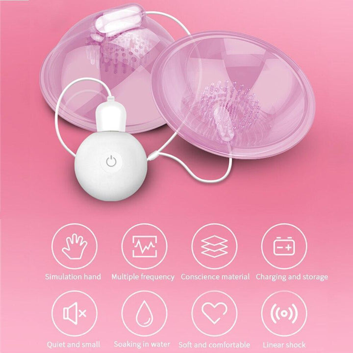 GALAKU Nipple Breast Massager - Jiumii Adult Store