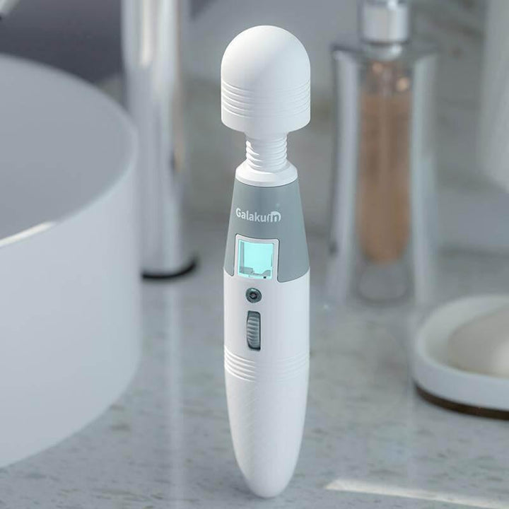 GALAKU Speed Angel AV Wand Vibrator with Led Screen Display & Heating - Jiumii Adult Store