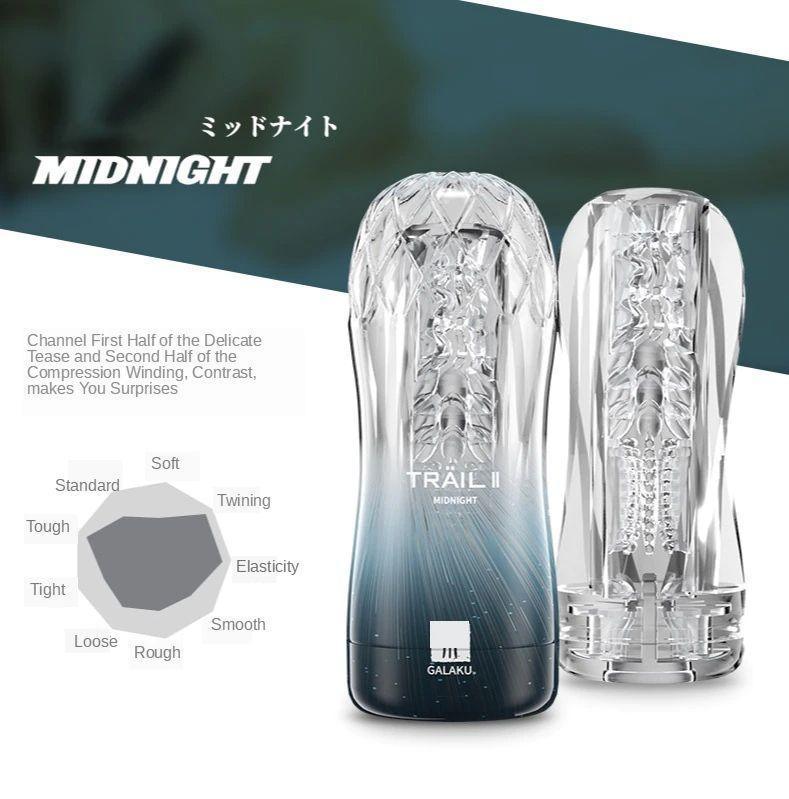 GALAKU TRAIL II Transparent Training Masturbator Cup - Jiumii Adult Store