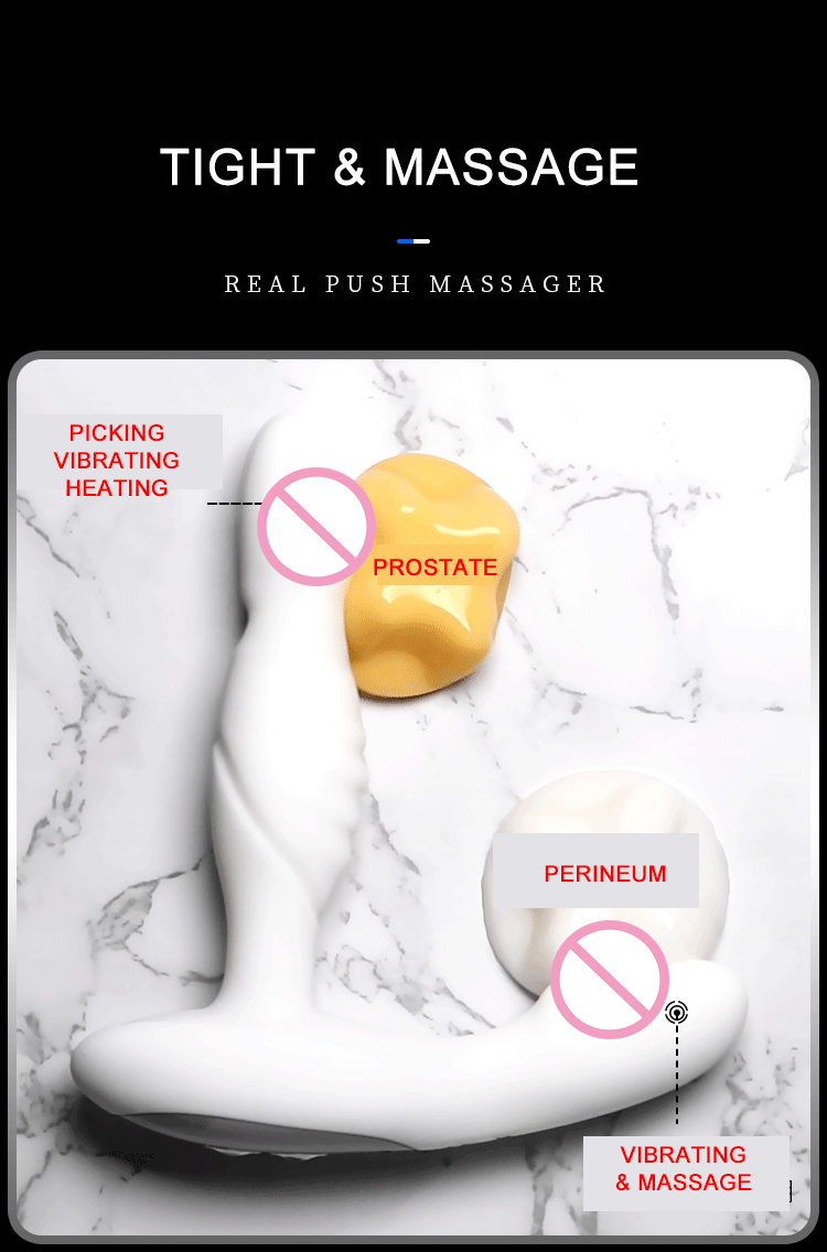 JEUSN Wiggle-Motion Heating Vibrating Prostate Massager Wireless APP Control - Jiumii Adult Store