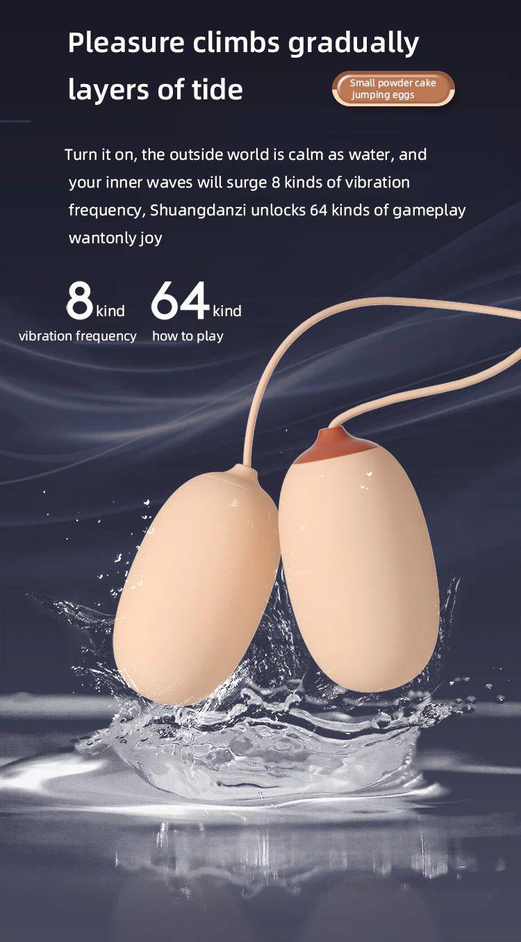 JISSBON Double Vibrator Egg Sex Toy for Woman - Jiumii Adult Store