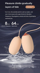 JISSBON Double Vibrator Egg Sex Toy for Woman - Jiumii Adult Store
