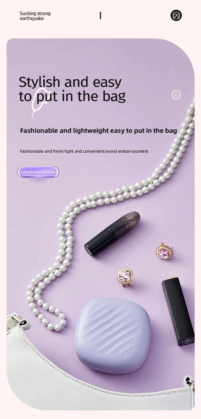 JISSBON Softoy Clitoral Sucking Vibrator Egg Nipple Vacuum Suck Sex Toy for Woman - Jiumii Adult Store