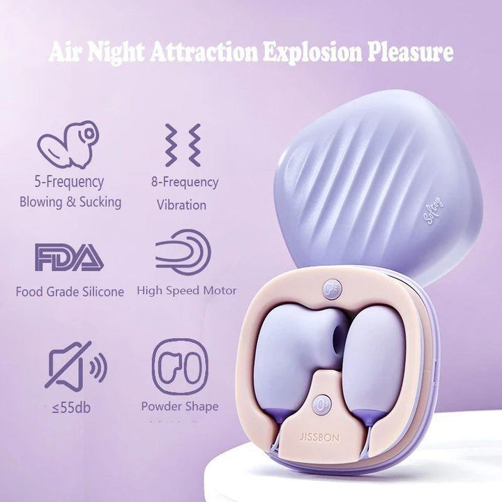 JISSBON Softoy Clitoral Sucking Vibrator Egg Nipple Vacuum Suck Sex Toy for Woman - Jiumii Adult Store