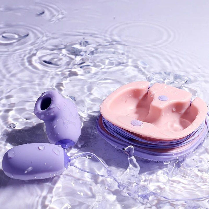 JISSBON Softoy Clitoral Sucking Vibrator Egg Nipple Vacuum Suck Sex Toy for Woman - Jiumii Adult Store