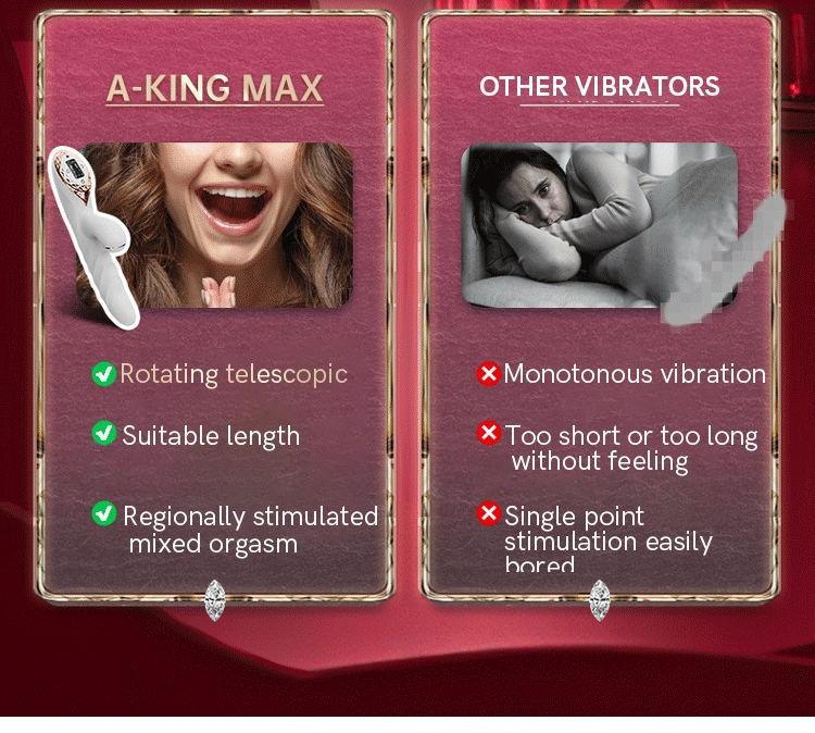KISSTOY KISTOY A-KING Inflation Vibrator with LED Screen - Jiumii Adult Store