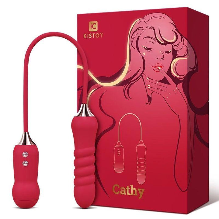 KISTOY Cathy TRIO THRUSTING IMPACT GUN Vibrator Sex Machine - Jiumii Adult Store