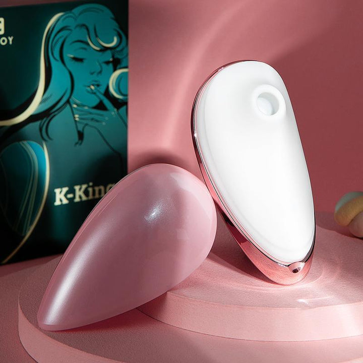 KISTOY K-king Tongue Licking & Sucking Vibrator - Jiumii Adult Store