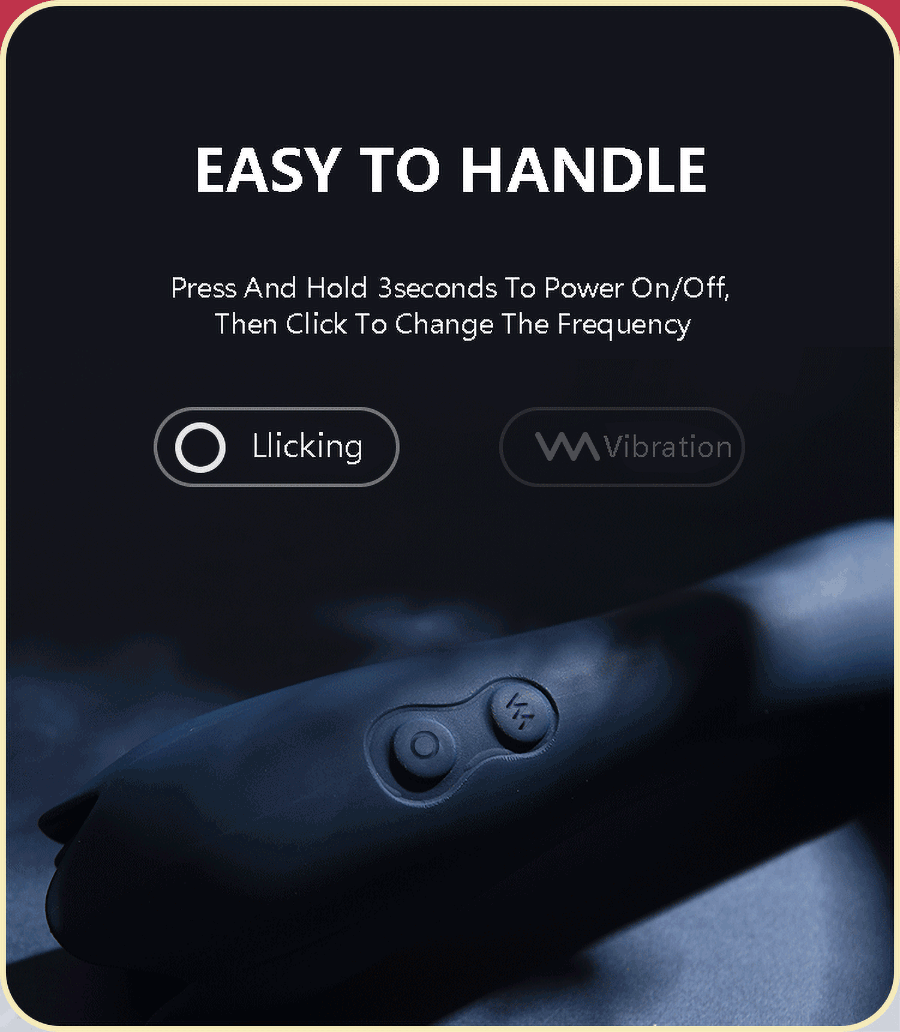 MEESE Dora Tongue Licking G Spot Vibrator - Jiumii Adult Store