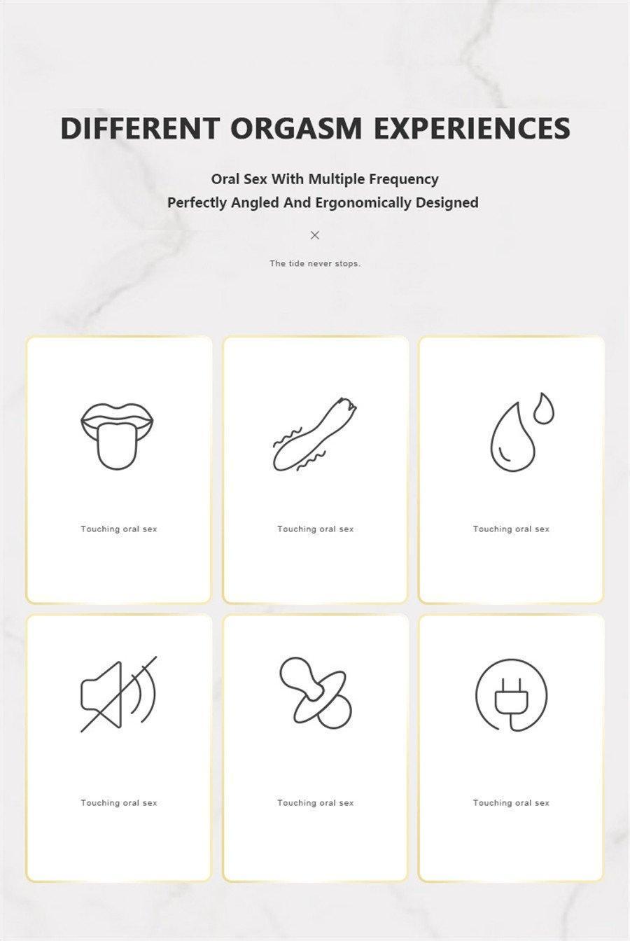 MEESE Dora Tongue Licking G Spot Vibrator - Jiumii Adult Store