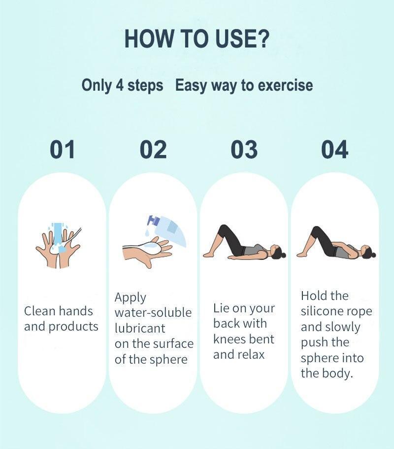 MEESE Premium Kegel Training Ben Wa Balls Set - Jiumii Adult Store