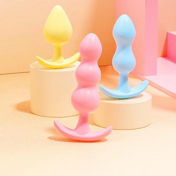 MIZZZEE Anal Plug Set 3pcs - Jiumii Adult Store