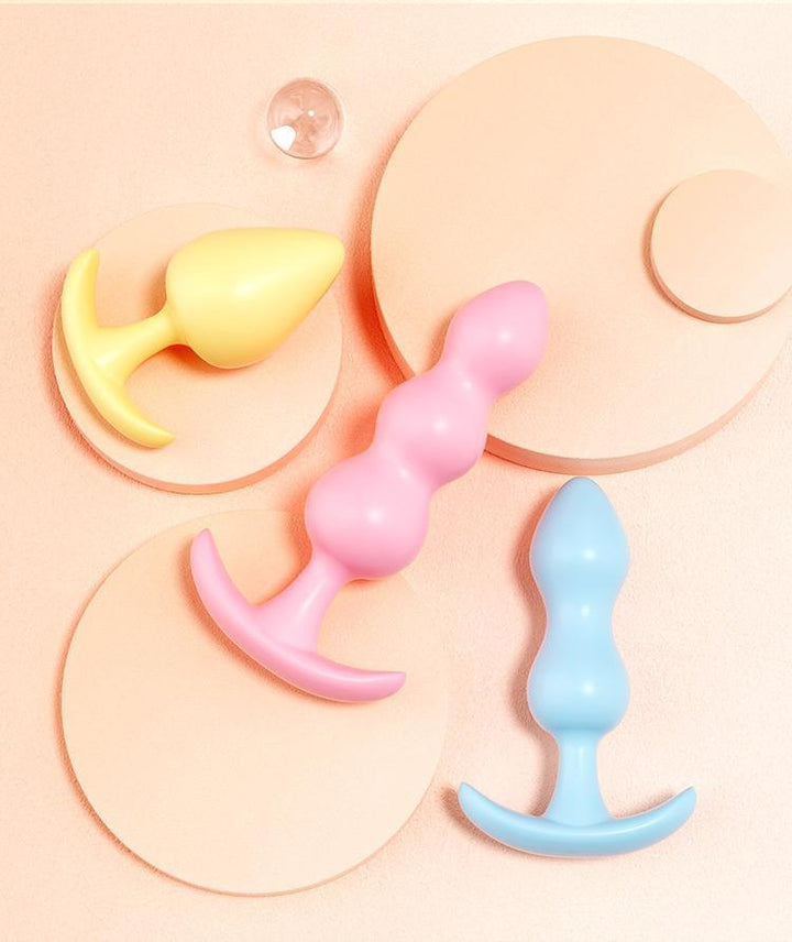 MIZZZEE Anal Plug Set 3pcs - Jiumii Adult Store