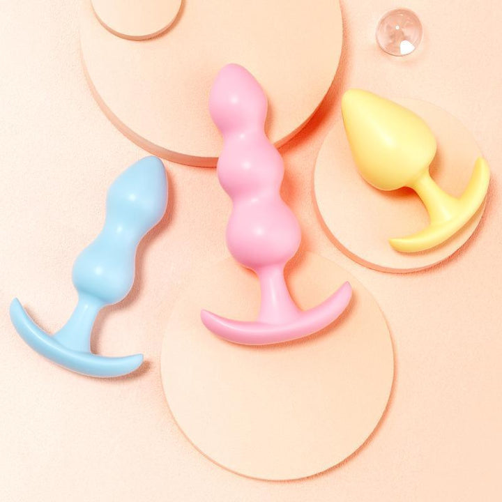 MIZZZEE Anal Plug Set 3pcs - Jiumii Adult Store