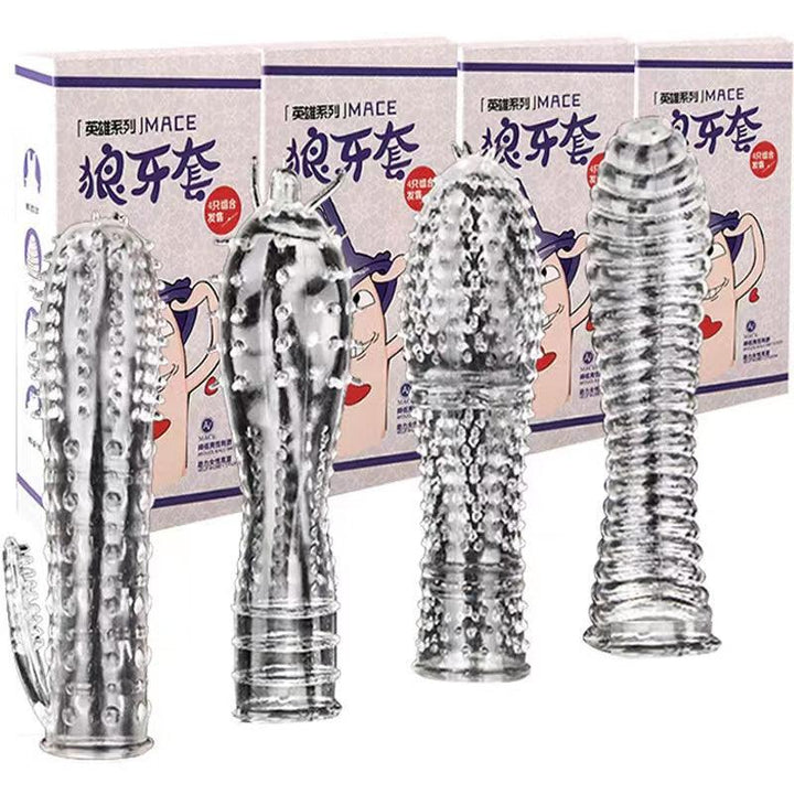 Mizzzee Hero Series Penis Sleeve Kit 4 pcs - Jiumii Adult Store