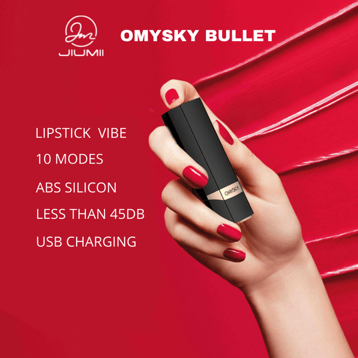 OMYSKY Lipstick Bullet Vibrator - Jiumii Adult Store