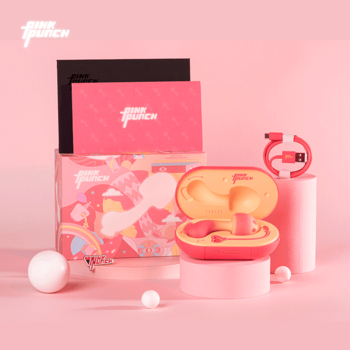 PINKPUNCH Sunset Mushroom App Controlled Rechargeable Egg Vibrator - Jiumii Adult Store