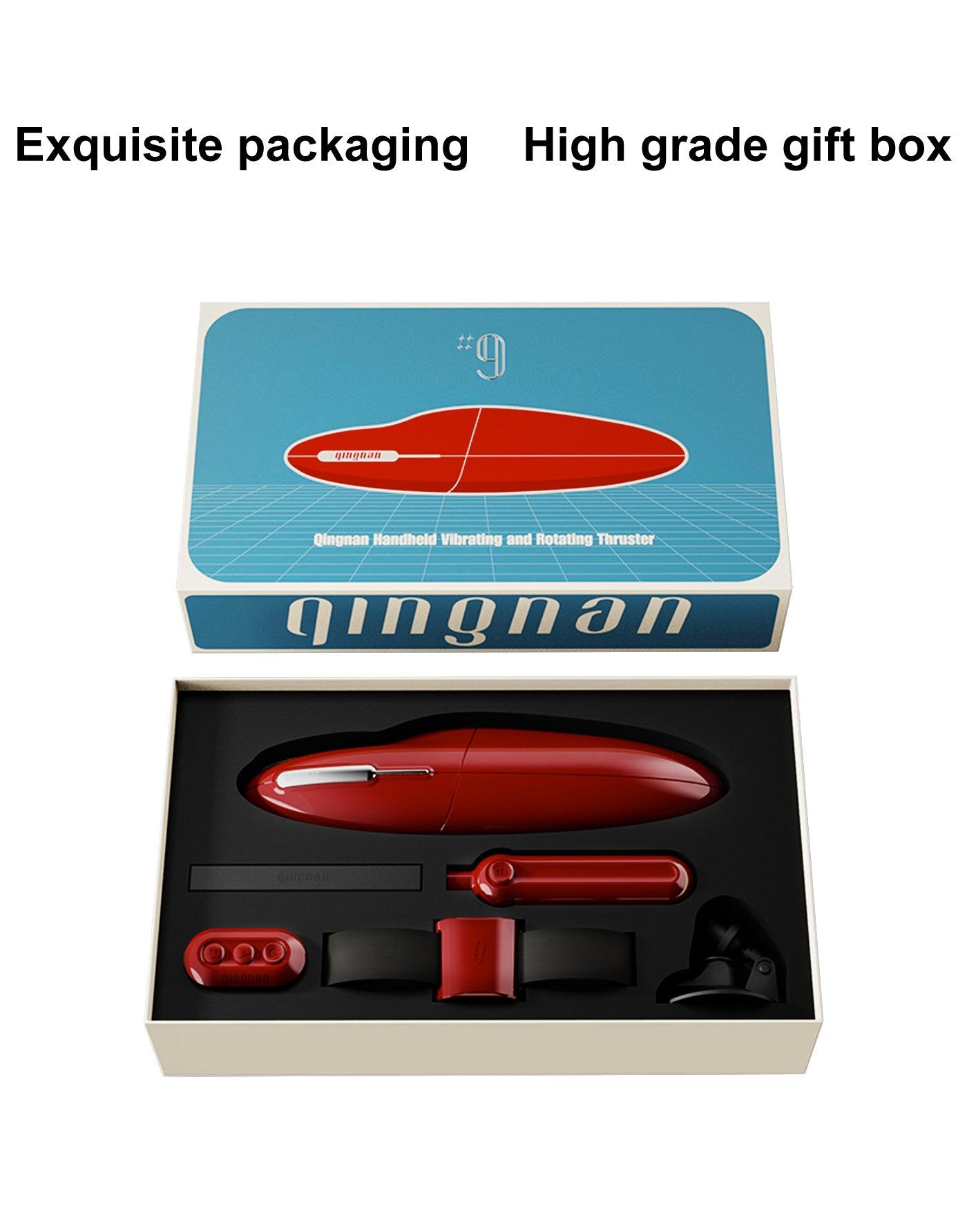 QINGNAN #9 Handheld Vibrating and Rotating Thruster Sex Machine - Jiumii Adult Store