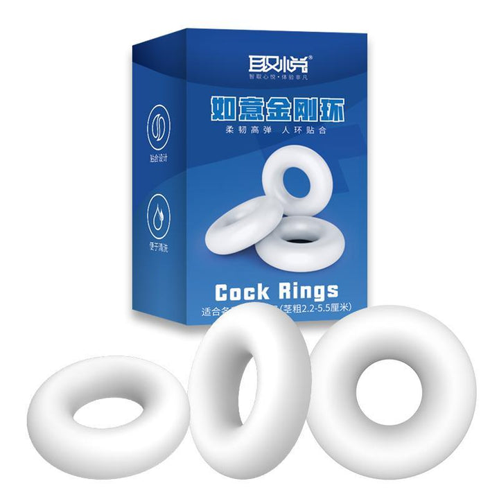 QUYUE Cock Rings 3pcs - Jiumii Adult Store