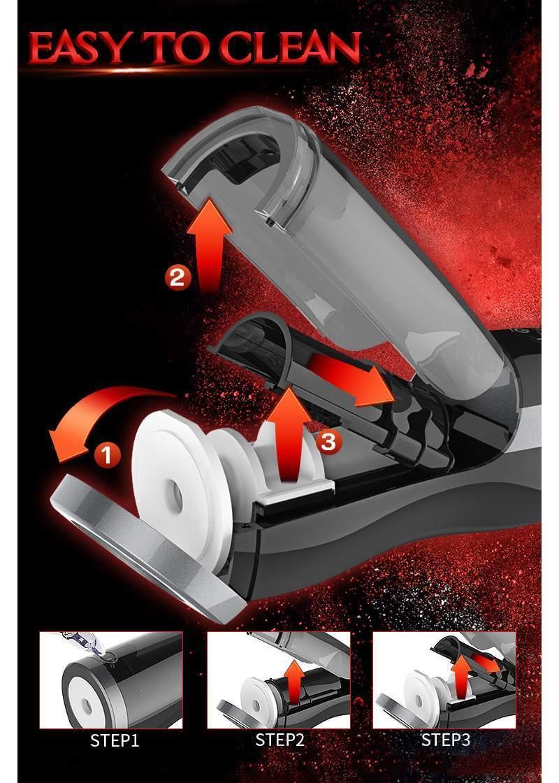 RENDS Full Auto Piston Auto Heating Telescopic Male Masturbator - Jiumii Adult Store