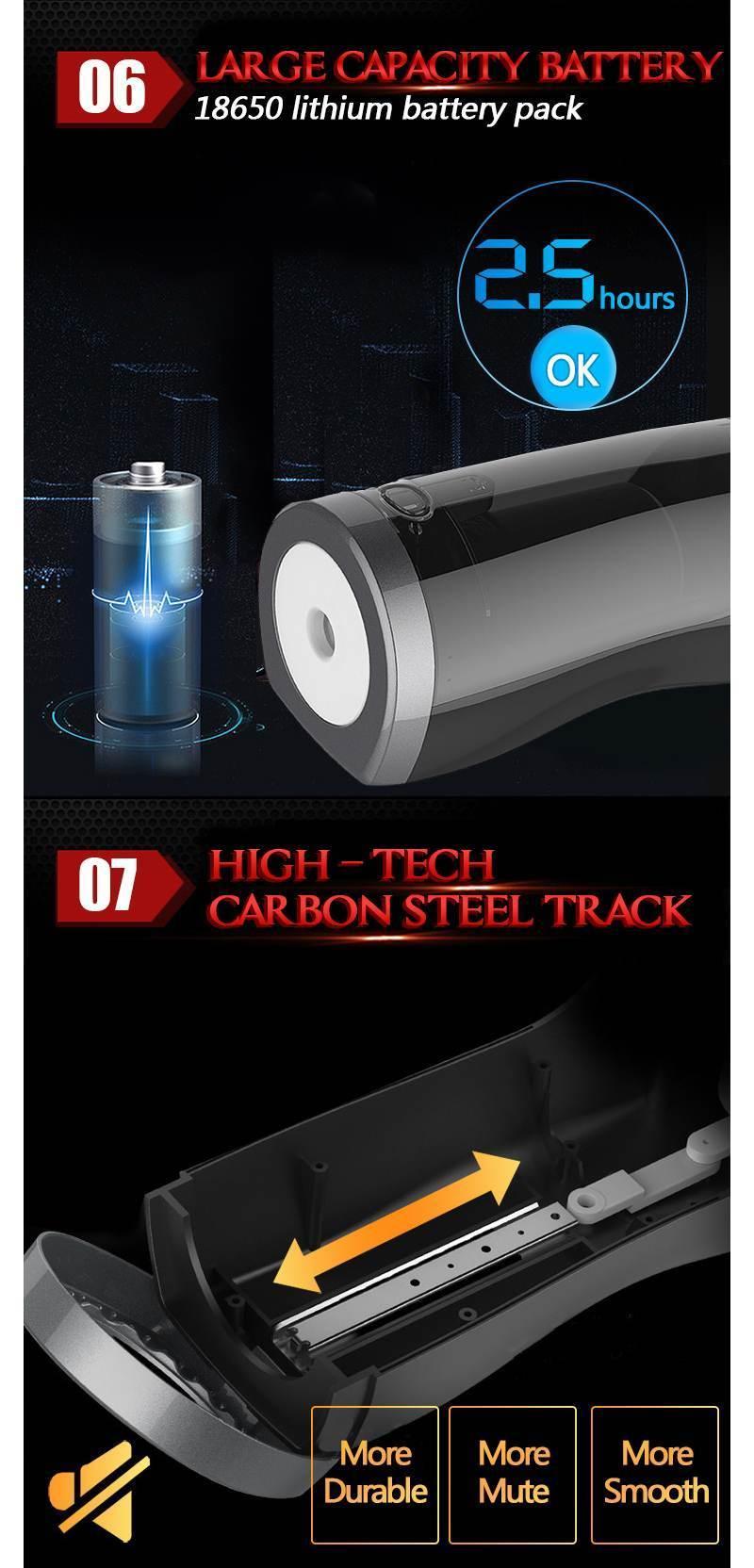 RENDS Full Auto Piston Auto Heating Telescopic Male Masturbator - Jiumii Adult Store