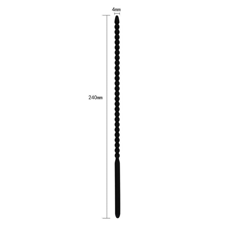 Silicone Ribbed Urethral Sounding Toys For Male - Jiumii Adult Store