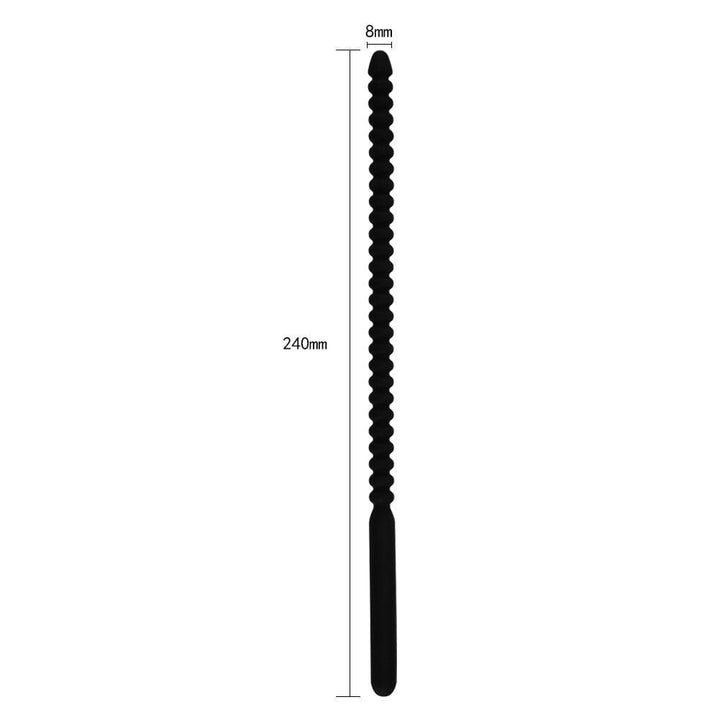 Silicone Ribbed Urethral Sounding Toys For Male - Jiumii Adult Store