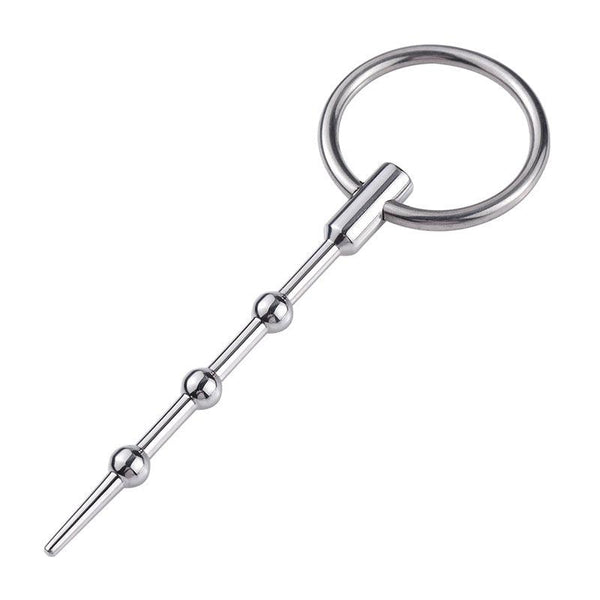 Stainless Ribbed Steel Urethral Sounding Toys For Beginner - Jiumii Adult Store