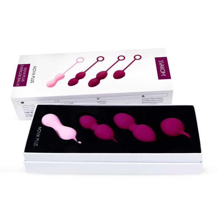 SVAKOM Nova Plus Silicone Kegel Ball Set - Jiumii Adult Store