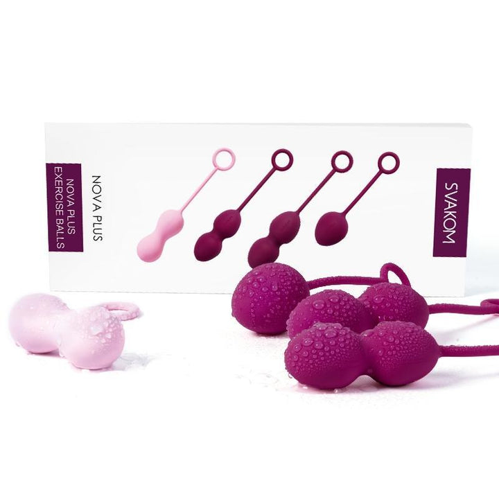 SVAKOM Nova Plus Silicone Kegel Ball Set - Jiumii Adult Store