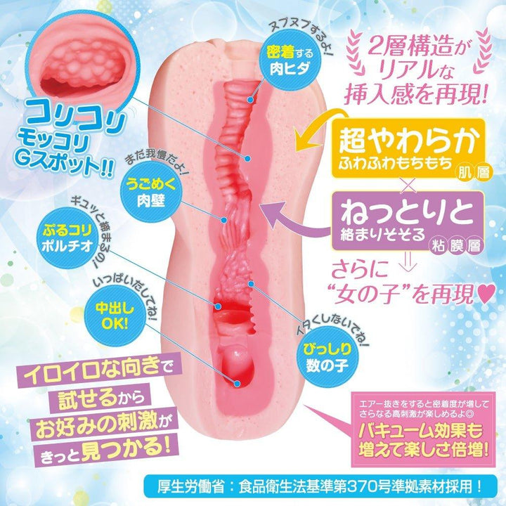 TOYSHEART G19 Realistic Vagina Masturbator Cup - Jiumii Adult Store