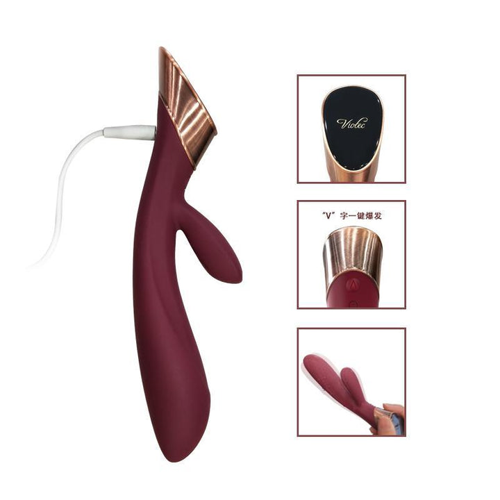 Viotec Metis Touch Panel Rabbit Vibrator - Jiumii Adult Store